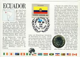 Ecuador 1981. 1S érmes, bélyeges boríték T:1