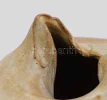 Gorka Lívia (1925-2011): Absztrakt váza. Mázas kerámia, jelzett, hibátlan, m: 10,5 cm