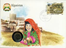 Afganisztán 1980. 25p érmés, bélyeges boríték T:1
