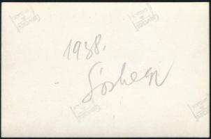 1938 Kinszki Imre (1901-1945) budapesti fotóművész hagyatékából, jelzés nélküli, de a szerző által f...