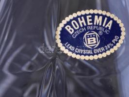 Bohemia ólomkristály boros, likőrös készlet eredeti dobozában, használatlan, új állapotban / Czech c...