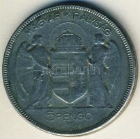 1930. 5P "Horthy jobbra" szokatlan Ffm!(és nem ólom!) feltehetően korabeli hamisítvány!