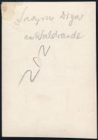 cca 1935 Kinszki Imre (1901-1945) budapesti fotóművész hagyatékából, jelzés nélküli, de a szerző ált...