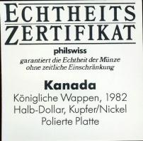 Kanada 1982. 1/2$ T:PP tanúsítvánnyal