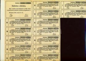 1925. Fuchs G. Első Magyar Tizedes és Százados Hidmérleggyár Budapesten Részvénytársaság részvénye 1...