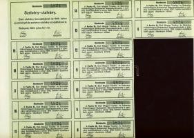 1925. Fuchs G. Első Magyar Tizedes és Százados Hidmérleggyár Budapesten Részvénytársaság részvénye 1...