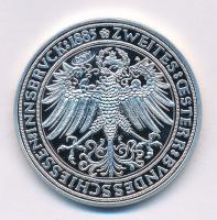 DN "Osztrák-Magyar Monarchia pénzei utánveretben - 1885. 2 Gulden" ezüstözött Cu-Ni emléké...