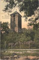 1933 Vál, XIII. századbeli templomtorony. Hangya Szövetkezet kiadása (EK)