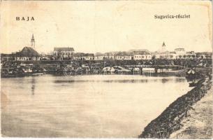 1924 Baja, Sugovica részlet. Kádas kiadása (fa)