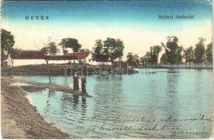 1928 Heves, Nyitrai tó. Cserba Jenő kiadása (EK)