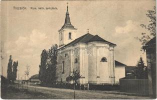 1930 Tiszalök, Római katolikus templom. Hangya Szövetkezet kiadása (Rb)