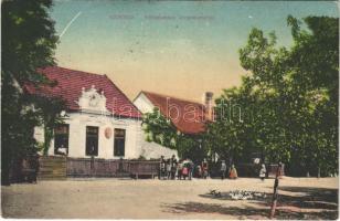 1920 Sárosd, Községháza, utca (EK)