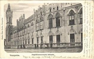 1909 Veszprém, Angolkisasszonyok intézete. Pósa Endre kiadása (EK)