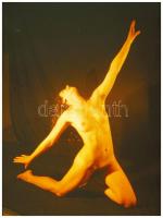 cca 1972 Czakó László (?-?) pécsi fotóművész hagyatékából 12 db vintage DIAPOZITÍV az aktfotózás műf...