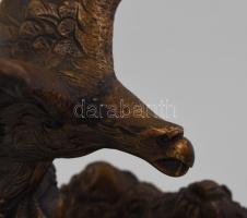 Bronz turul szobor 1940. Budapest-Salgótarjáni Gépgyár és Vasöntő rt. felirattal. 1940. VI. 30. 18 c...