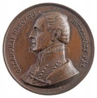 Josef Daniel Boehm (1794-1865) 1847. Galanthai herczeg Esterházy Pál Br emlékérem. GALANTHAI HERCZEG ESZTERHÁZY PÁL / A MAGY. ORV. ÉS TERM. VIZSG. VIIIdik NAGYGYÜLÉSE ELNÖKÉNEK HÁLA EMLÉKÜL - 1847 AUG. 17 (42,82g/41mm) T:1-,2 apró ph. / Hungary 1847. Prince Pál Esterházy de Galántha Br commemorative medallion. Sign.: Josef Daniel Boehm (42,82g/41mm) C:AU,XF tiny edge error HP 289.