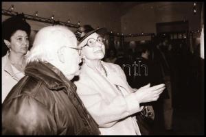 1991 Kecskemét, a Magyar Fotográfiai Múzeum megnyitásán készült riport, 31 db vintage NEGATÍV Vincze...