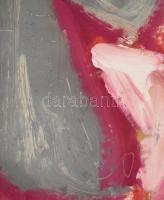 Csepeli Németh Miklós (1934-2012): Táncolók, 1964. Olaj, papír, kartonra kasírozva, jelezve és datál...