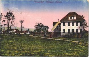 1918 Pragersko, Pragerhof; Rosegger-Schule / school. Verlag Amalie Churfürst (fl)
