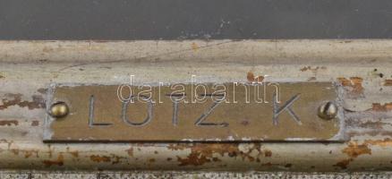 Lotz Károly (1833-1904): Freskóterv. Akvarell, papír, Jelzett. Üvegezett keretben. 33x41 cm / Waterc...