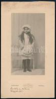 1915 Szombathely, Szilárd Tódor művészi fényképező elsőrendű műtermében készült, keményhátú vintage fotó, 23x12,8 cm
