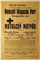 cca 1943 Nemzeti Kisgazdapárt röplap