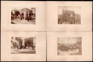 1917 május 21. Gyöngyös égése (fotómappa); Kerny István (1879-1963) budapesti fotóművész hagyatékábó...