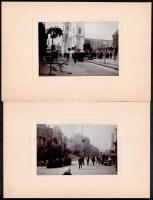 1917 május 21. Gyöngyös égése (fotómappa); Kerny István (1879-1963) budapesti fotóművész hagyatékábó...