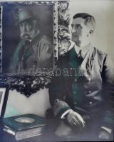 cca 1916 Horthy Miklós hajóskapitány (később kormányzó) a Novara parancsnoka kajütjében, Balogh Rudo...