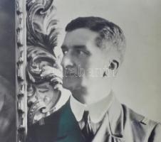 cca 1916 Horthy Miklós hajóskapitány (később kormányzó) a Novara parancsnoka kajütjében, Balogh Rudo...