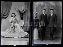 cca 1948 és 1952 között készült felvételek polgári személyekről; Mosonyi Antalné (?-?) kiskunfélegyh...