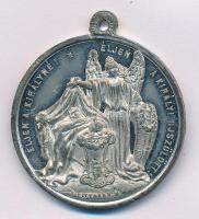 1858. Éljen a királyné! Éljen a királyi újszülött! / Emlék a királyi törzs új ága születésére Budán, a haza szívében Sn emlékérem füllel Rudolf herceg születésére. Szing.: A. Pittner (13,63g/35mm) T:2 kis ph. / Hungary 1858. Medal for the Birth of Prince Rudolf Sn commemorative medallion with ear. Sign.: A. Pittner (13,63g/35mm) C:XF small edge error
