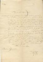 1883 Komáromi református püspük által írt levél