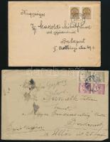 1907-1948 9 db személyes hangvételű levél (pl. Dr. Nagyenyedi Jeney István)