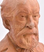 Róna József: Kossuth Lajos mellszobra Terrakotta szobor. Kossuth Lajos egyetlen életében róla mintáz...