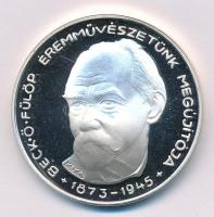 Kelemen Kristóf (1922-2001) 2005. MÉE / Beck Ö. Fülöp éremművészetünk megújítója Ag emlékérem kapszulában (33,96g/0.925/42mm) T:PP fo.