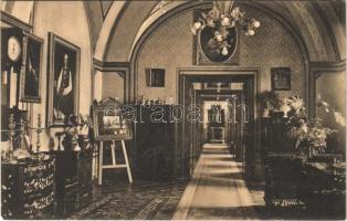 1928 Pannonhalma, Győrszentmárton; Apátság, a főapáti lakás, belső. W.R. felvétele