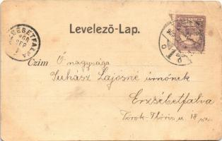 1900 Szeged, Állami felsőbb leányiskola. Schulhof Károly kiadása (r)