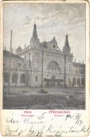 1902 Pécs, Pályaudvar, vasútállomás (EM)