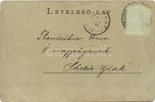 1899 Debrecen, Kossuth utca, Lichtenstein József üzlete. Pongrácz Géza kiadása (EM)