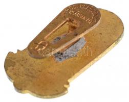 1934. "Tornász Világbajnokság Budapest" aranyozott Br gomblyukjelvény "Cserkészbolt V...