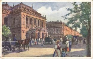 1922 Budapest VI. Operaház az Andrássy úton. B.K.W.I. S. 280/2. s: Götczinger (EK)