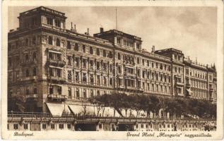 1928 Budapest V. Grand Hotel Hungaria szálloda (ragasztónyom / gleu mark)