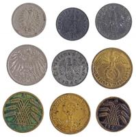 Német Birodalom / Németország - Weimari Köztársaság / Német Harmadik Birodalom 1889-1934. 8db klf fl...