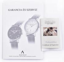 Schäuble & Söhne automata karóra, dátumkijelzővel, bőr szíjjal, működik, tanúsítvánnyal, tesztel...