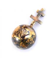 Aranyozott ezüst(Ag) magyar koronázási ékszerek miniatűr kollekció, jelzett, eredeti dobozában, igaz...