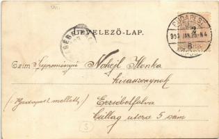 1900 Budapest VIII. Mária Terézia laktanya, villamos a körúton és az Üllői úton is. Divald Károly 14...