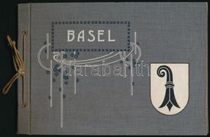 cca 1910 Basel-i képeskönyv, fekete-fehér fotókkal