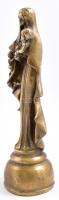 M. I. Kummel jelzéssel: Madonna. Bronz szobor. /* Bronze statue 26 cm