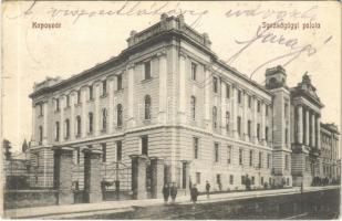 1914 Kaposvár, Igazságügyi palota. Fenyvesi Béla kiadása (r)